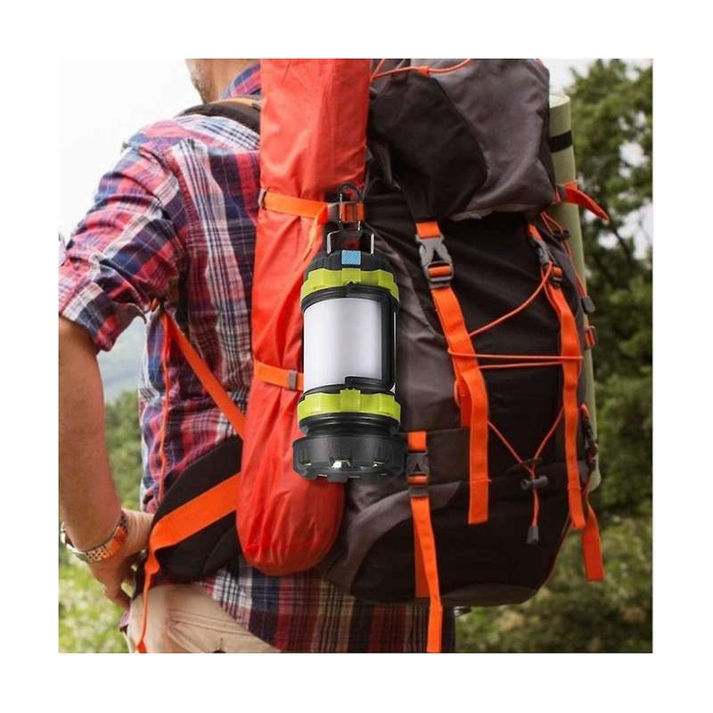 Outdoor Camping Lantern Rechargeable 3000 Capacity Power Bank Camping Flashlight Waterproof Portabl