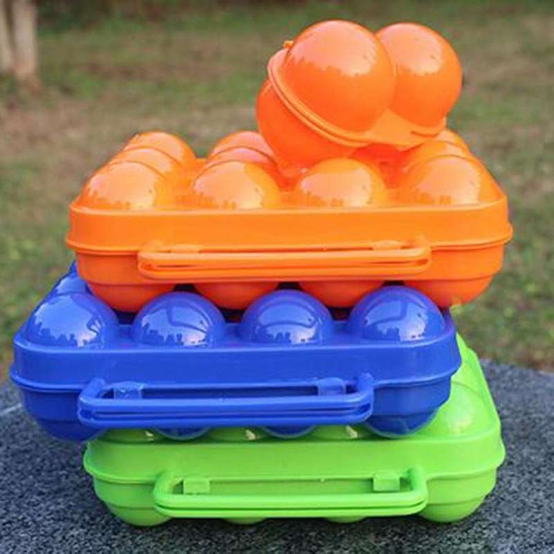 Outdoor Camping Portable Tableware Camping Picnic Barbecue Egg Box Container Egg Kitchen Storage Box
