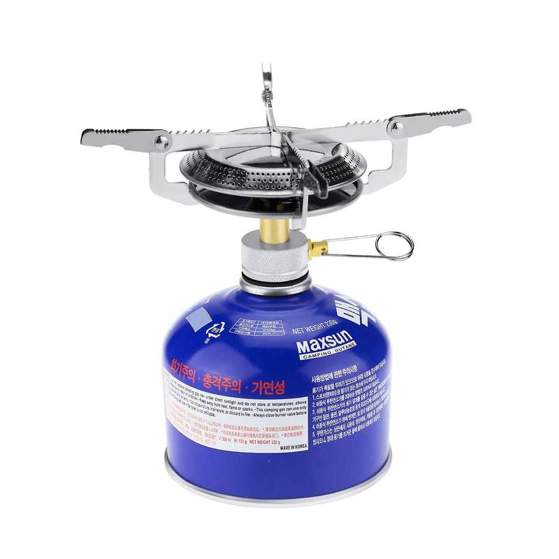 Outdoor Camping Portable Stainless Steel Gas Stove Camping Folding Bracket Stove Camping Ultra Light