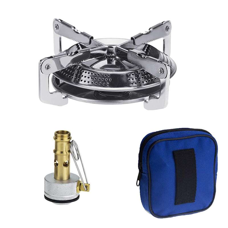 Outdoor Camping Portable Stainless Steel Gas Stove Camping Folding Bracket Stove Camping Ultra Light
