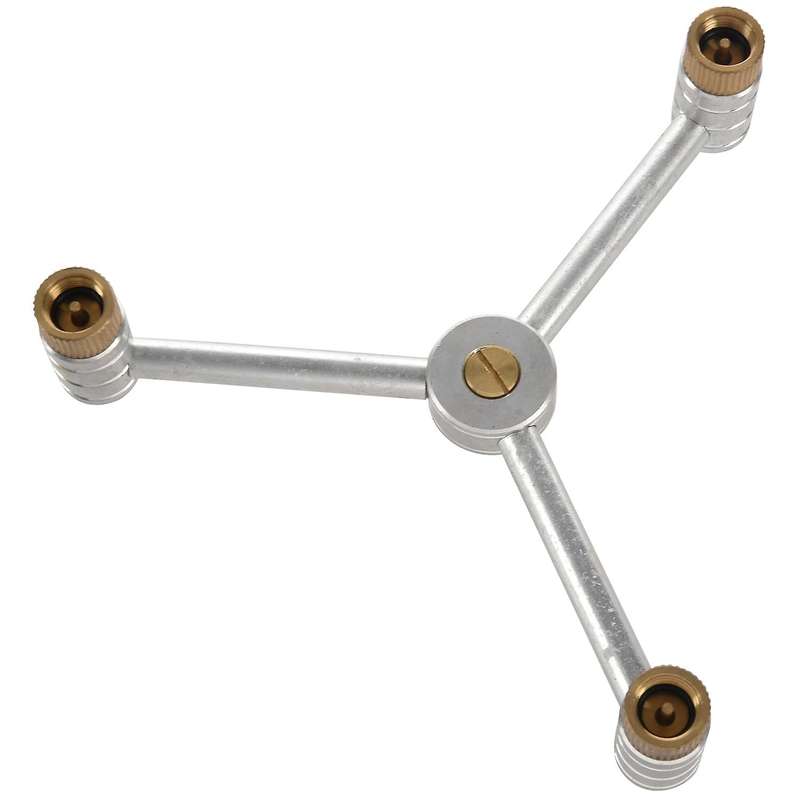 Outdoor Camping Stove Conversion Head Triple-cornered Multi-Cylinder Connector Adaptor