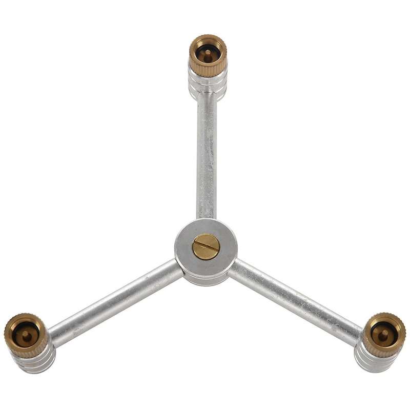 Outdoor Camping Stove Conversion Head Triple-cornered Multi-Cylinder Connector Adaptor