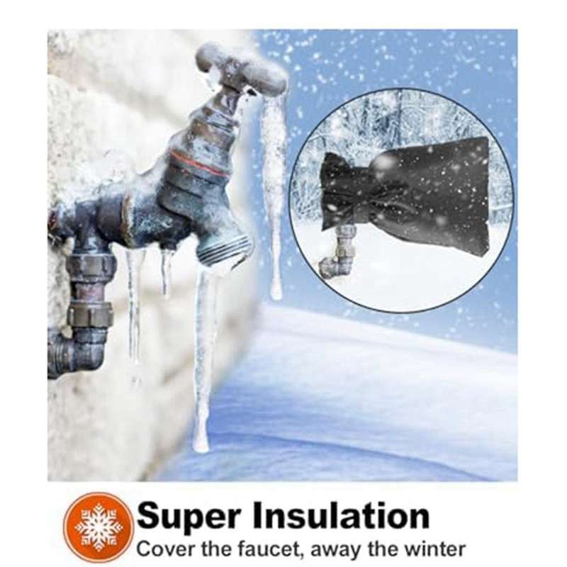 Outdoor Faucet Covers for Winter,Outside Faucet Cover Freeze Protection,Reusable,Water Spigot Cover