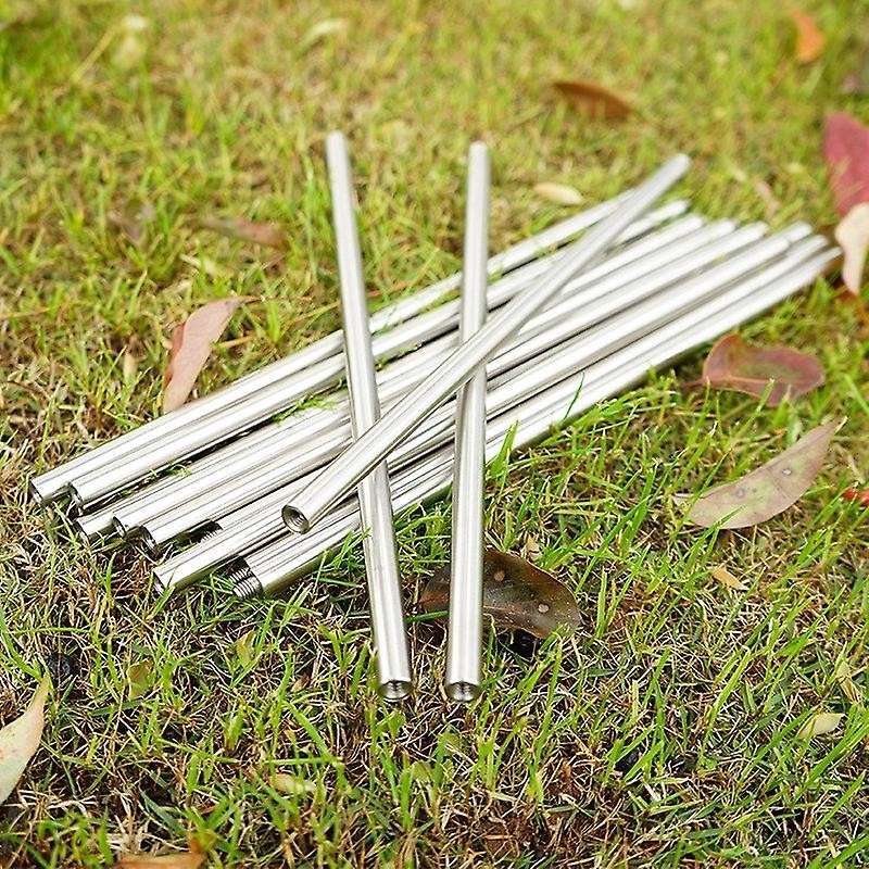 Outdoor Cooking Tripod Set Folding Campfire Grill Grate Stand Camping Fire Pit Tool Bonfire Party Pi