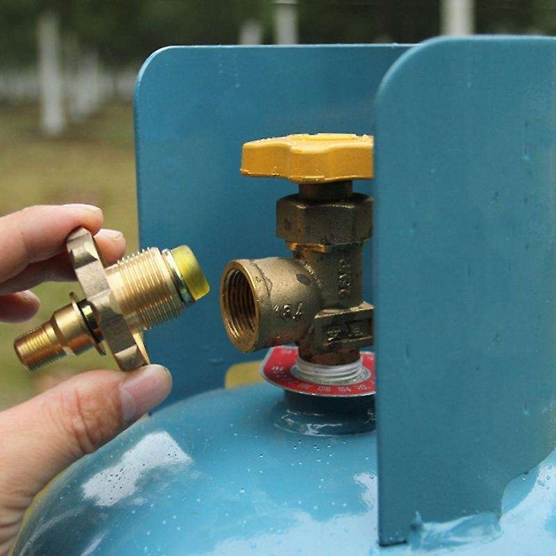 Outdoor Furnace Cylinder One Out Two Connection Lines Gas Tank Transfer Tube Furnace Furnace Multifu