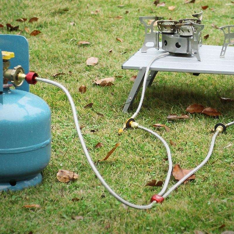 Outdoor Furnace Cylinder One Out Two Connection Lines Gas Tank Transfer Tube Furnace Furnace Multifu
