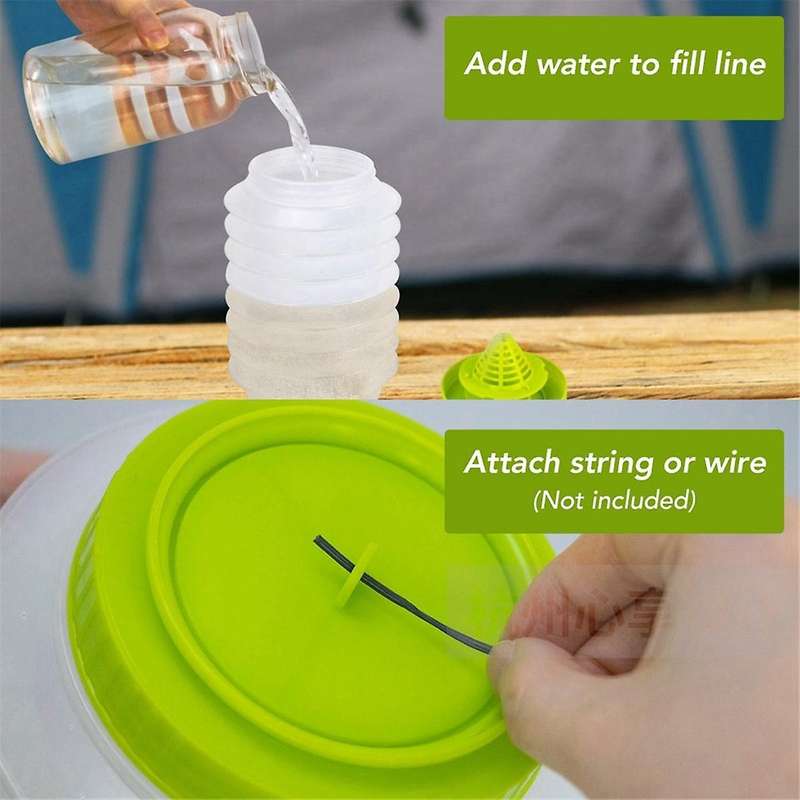 Outdoor Fly Traps Fly Catchers Garden Fly Bait Bags Reusable Fly Trap Jar