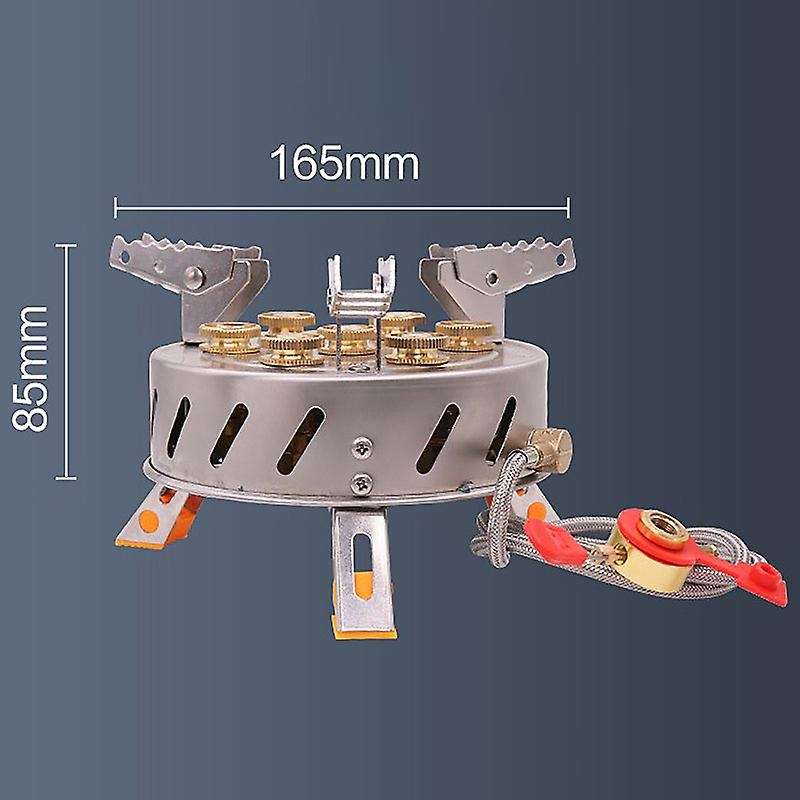 Outdoor Gas Burner High-Power Fierce Core Portable Hiking Backpacking Picnic Cooking Stove for Campi
