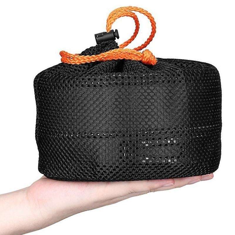 Outdoor Hiking Camping Set Pot Teapot Wood Stove Combination Outdoor Cooking Utensils with Wood Stov