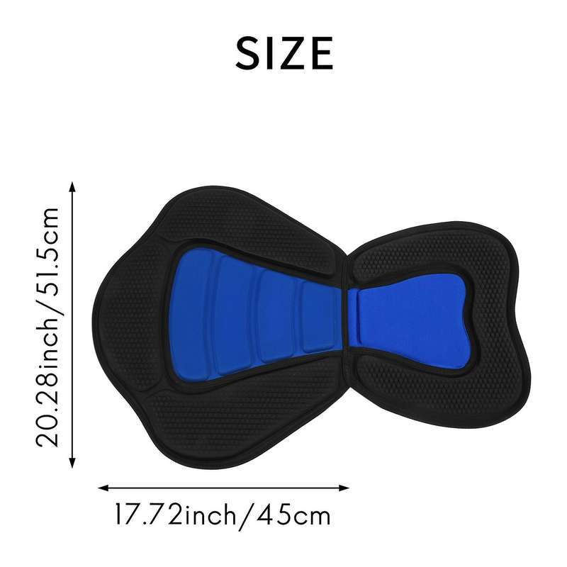 Outdoor Kayak Anti-Skid Cushion Inflatable Boat Luxury Padded Seat Kayak High Back Cushion Canoe Sea