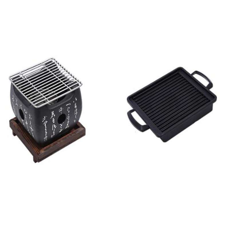 Outdoor Japanese Style BBQ Grill Food Carbon Furnace Barbecue Stove Cooking Oven Alcoholic Grill Por