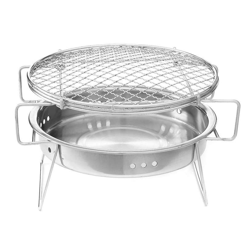 Outdoor Mini Grill Folding Grill Barbecue Accessory Portable Barbecue Cooking Tool Camping