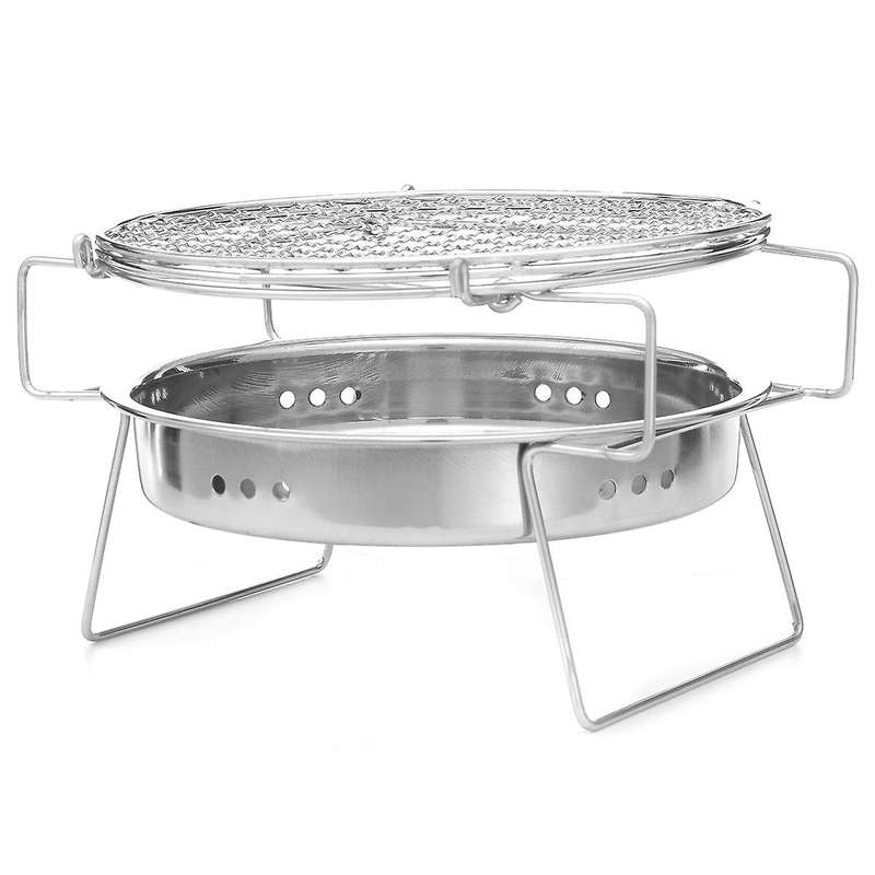 Outdoor Mini Grill Folding Grill Barbecue Accessory Portable Barbecue Cooking Tool Camping