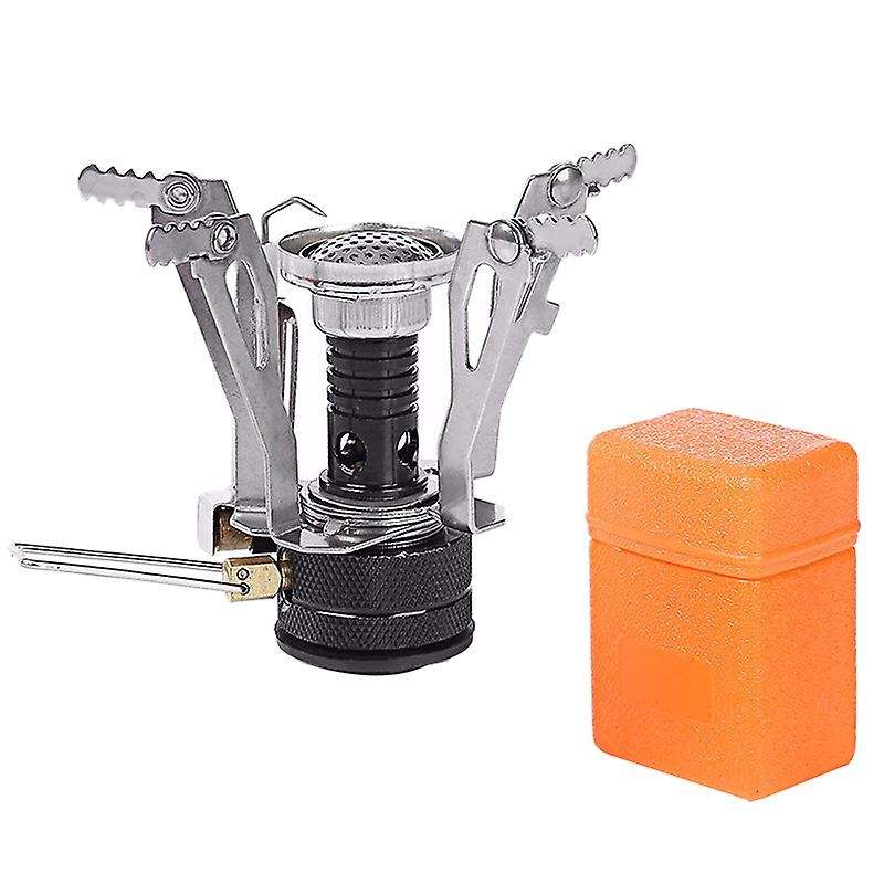 Outdoor Mini Folding Gas Stove Portable Camping Stove Wild Camping Integrated Mini Stove Cooking Pic