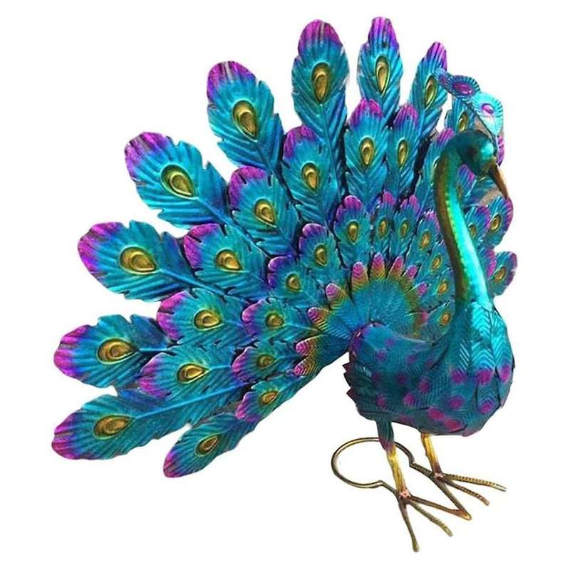 Outdoor Metal Statue Ornament DIY Art Crafts Garden Decoration Statue