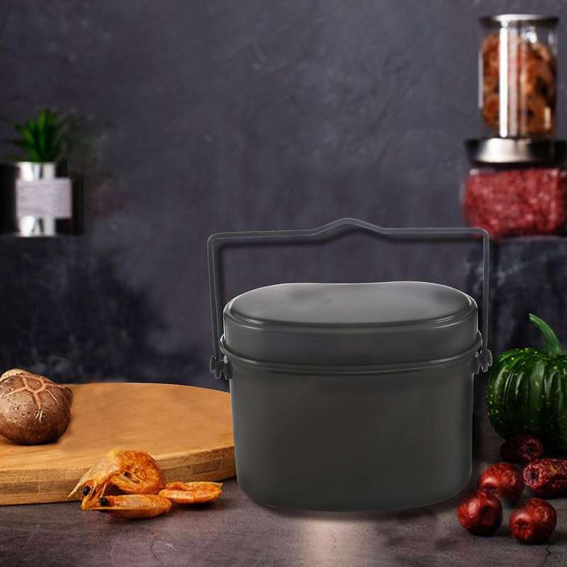 Outdoor Lunch Box Hiking Camping Climbing Lunch Case Outdoor Pot Bowl Tableware Outdoor Camping Lunc