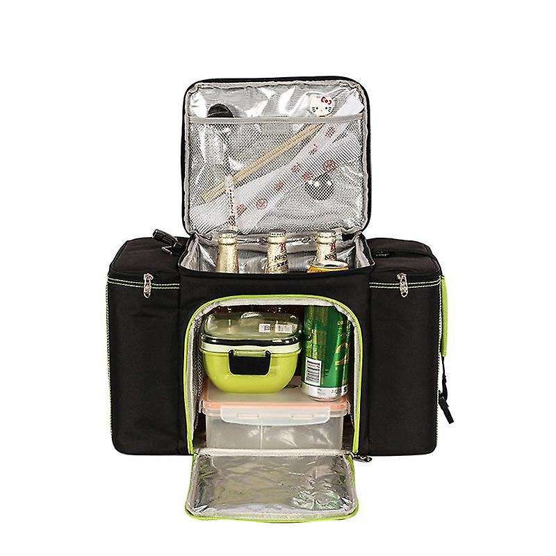 Outdoor Picnic Bag Ice Pack Insulation Bag Cooler Food Basket Storage Bag Multifunction Bags for Cam