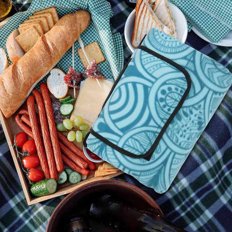 Outdoor Picnic Blanket Waterproof Extra Large Folding Picnic Mat Beach Blanket with Waterproof Backi