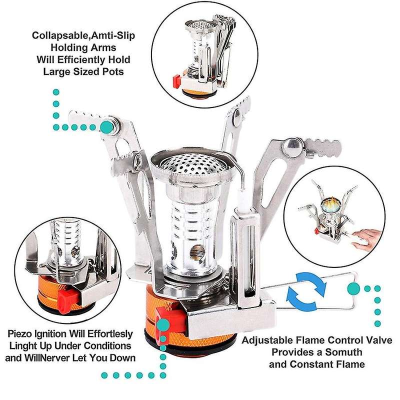 Outdoor Picnic Tableware Camping Pot Trekking Pot Pieces / Set Camping Stove of Teapot Cooking Tools