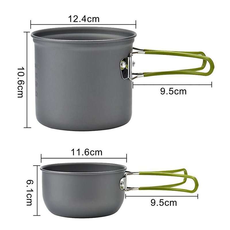Outdoor Picnic Tableware Camping Pot Trekking Pot Pieces / Set Camping Stove of Teapot Cooking Tools