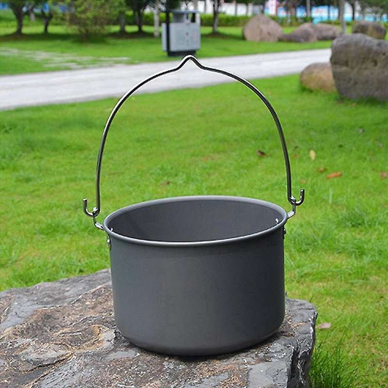 Outdoor Picnic Single Pot Aluminum Alloy Camping Pot
