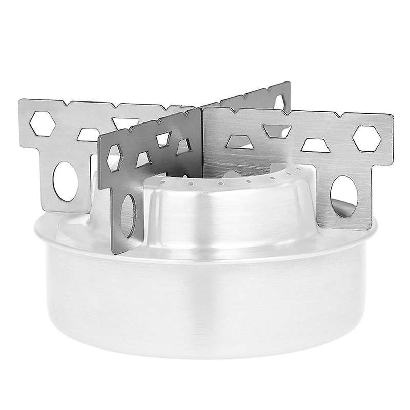 Outdoor Portable Alcohol Stove Mini Camping Stove Rack Combo Set Alcohol Burners with Stand Stove Ra