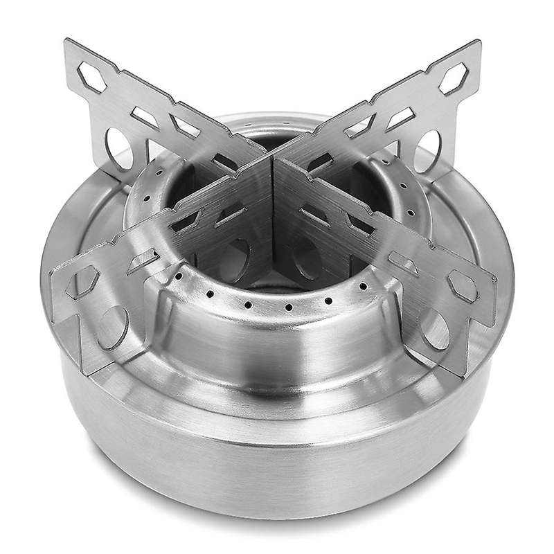 Outdoor Portable Alcohol Stove Mini Camping Stove Rack Combo Set Alcohol Burners with Stand Stove Ra