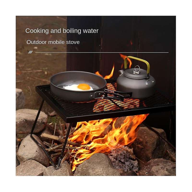 Outdoor Portable Folding Mesh Table Camping Lightweight Waterproof Barbecue Table for Travel Tour