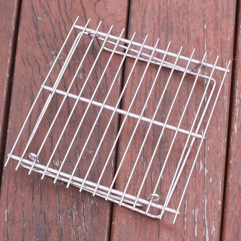 Outdoor Portable Folding Charcoal BBQ Grill Stainless Steel Picnic Barbecue Camping Pot Stand Suppor