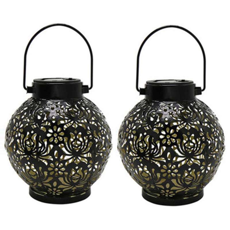 Outdoor Solar Lantern 2 Pieces of Solar Light Outdoor Waterproof Garden Decoration Outdoor Solar Lan