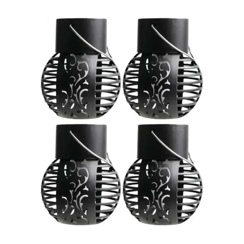 Outdoor Solar Lights Retro Lantern Lantern Lights Hanging Flame Lamp Landscape Lighting Floor Lights
