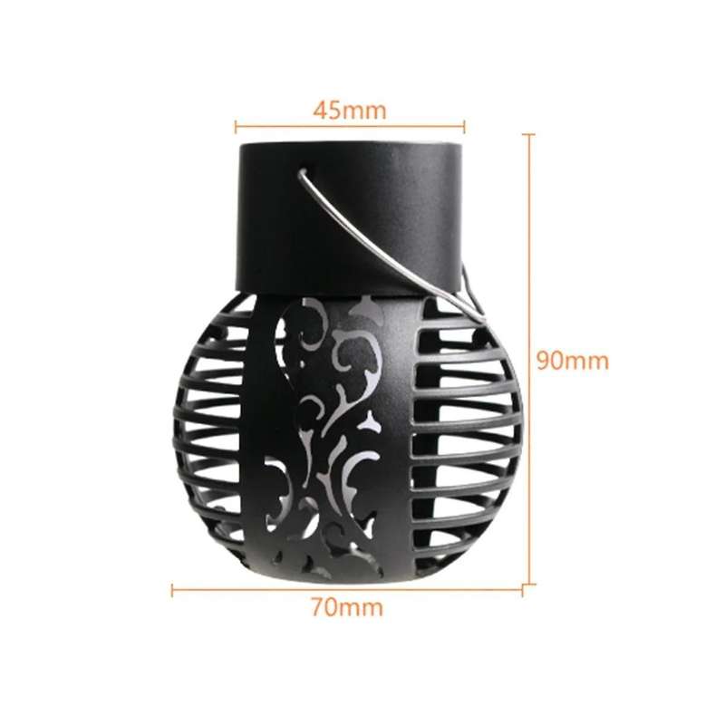 Outdoor Solar Lights Retro Lantern Lantern Lights Hanging Flame Lamp Landscape Lighting Floor Lights