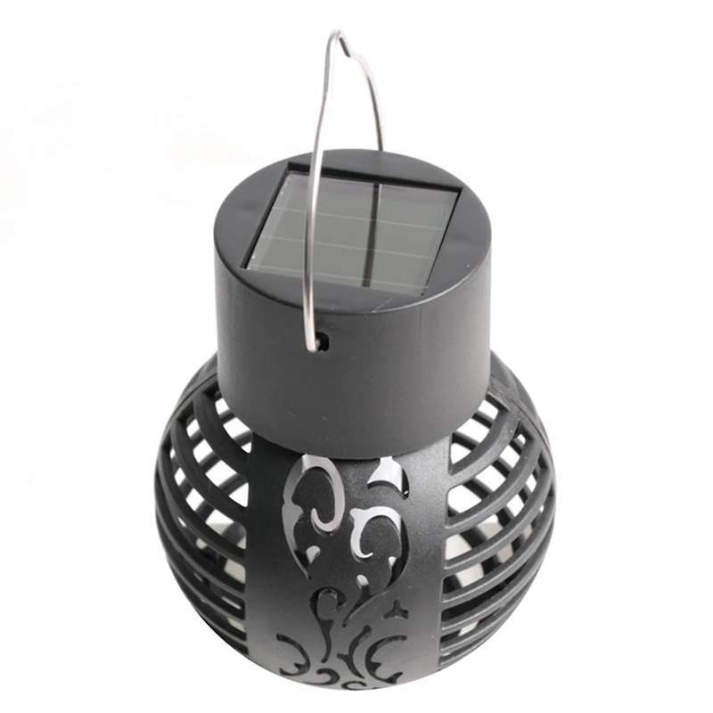 Outdoor Solar Lights Retro Lantern Lantern Lights Hanging Flame Lamp Landscape Lighting Floor Lights