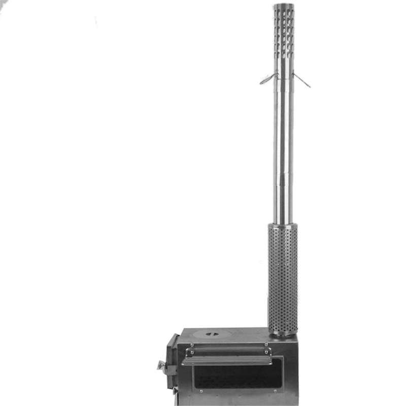 Outdoor Stove Chimney Pipe Stainless Steel Camping Wood Fire Heating Stove Boiler Exhaust Pipe Smok