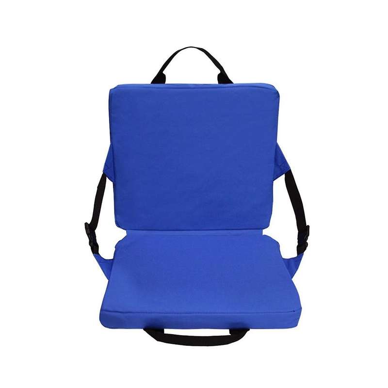Outdoor Square Chair Cushion Stadium Cushion Beach Chair with Backrest Camping Hiking