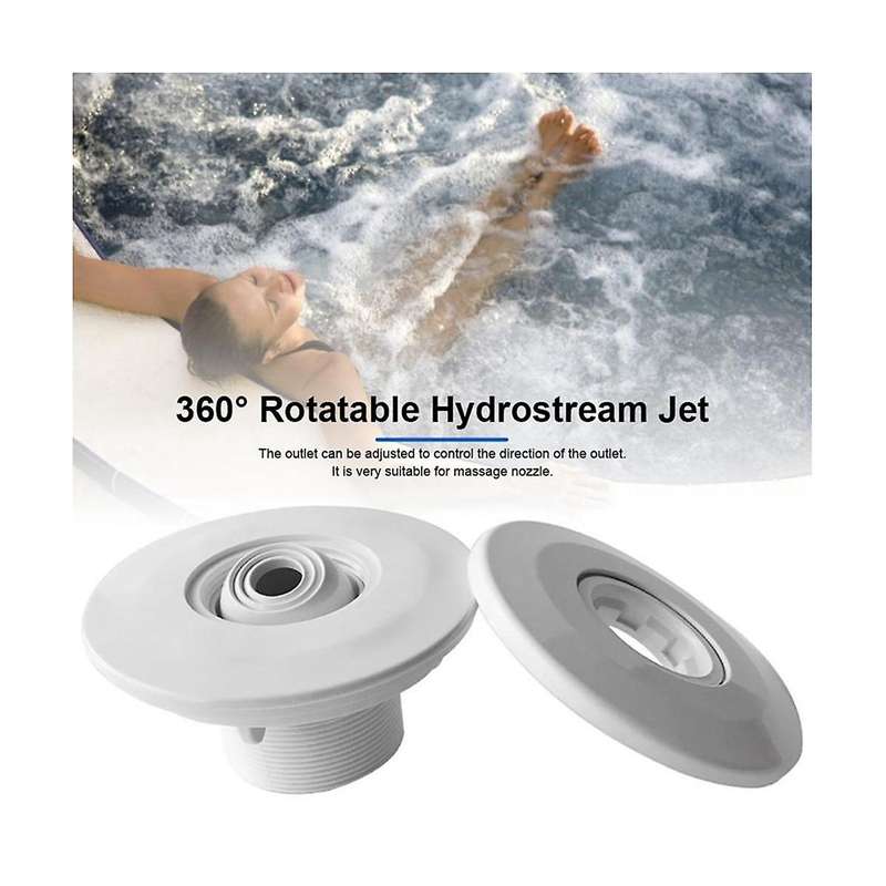 Outdoor Swimming Pool Nozzle Accessories 360-Degree Rotatable Return Jet Water Massage Nozzle Swimmi