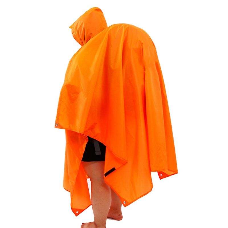 Outdoor Three-In-One Raincoat Multi-Function Backpack Raincoat Outdoor Beach Mat Waterproof Moisture