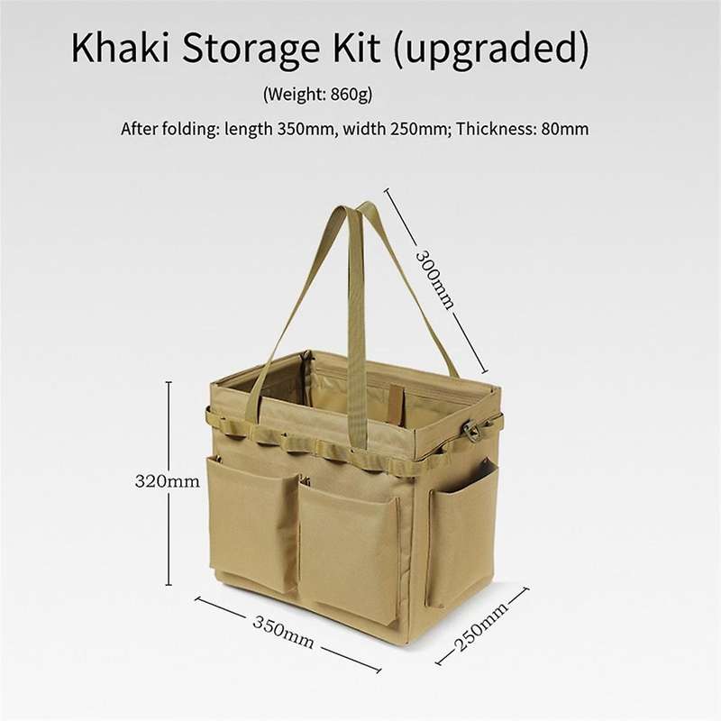 Outdoor Tool Storage Box Camping Storage Bag Large Capacity Multifunctional Handbag Storage Picnic S