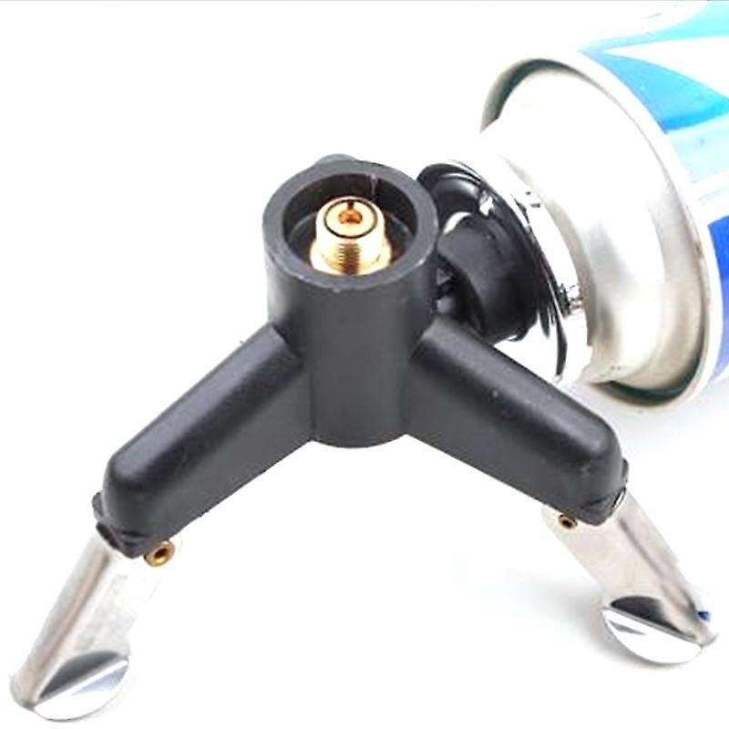 Outdoor Tripod Gas Stove Connector Gas Stove Adapter Three-Leg Gas Tank Adapter-6Pcs/Lot