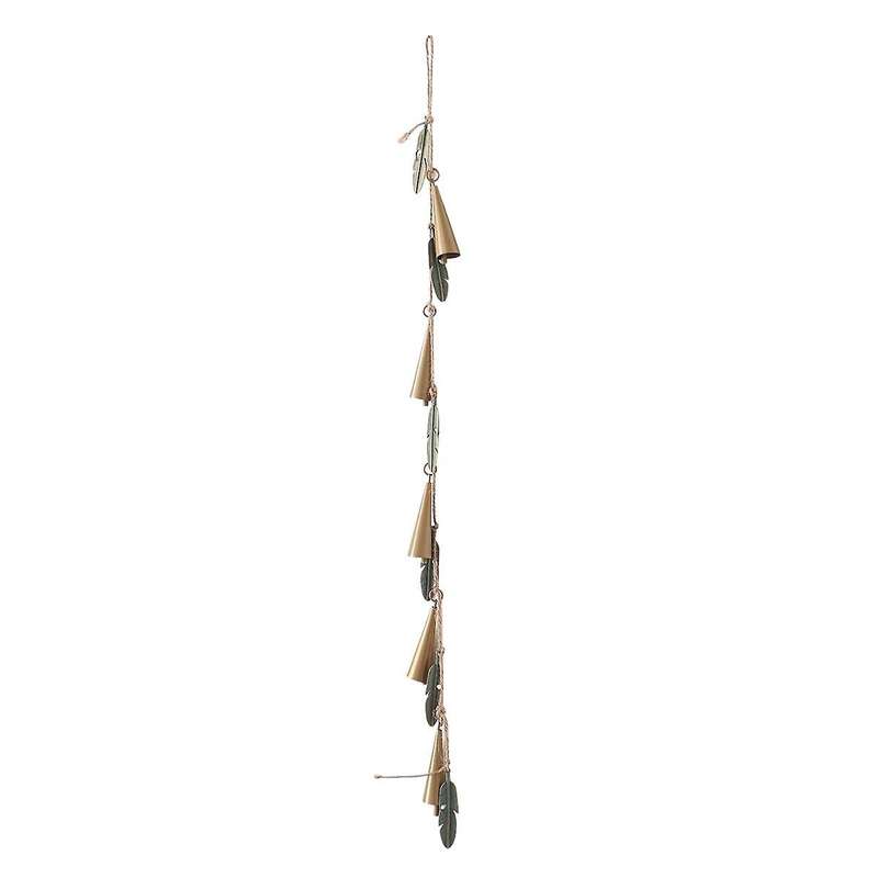 Outdoor Vintage Wind Chime,iron Art Pendant ,hanging Outdoor Hanging Leaf Wind Chime Decoration