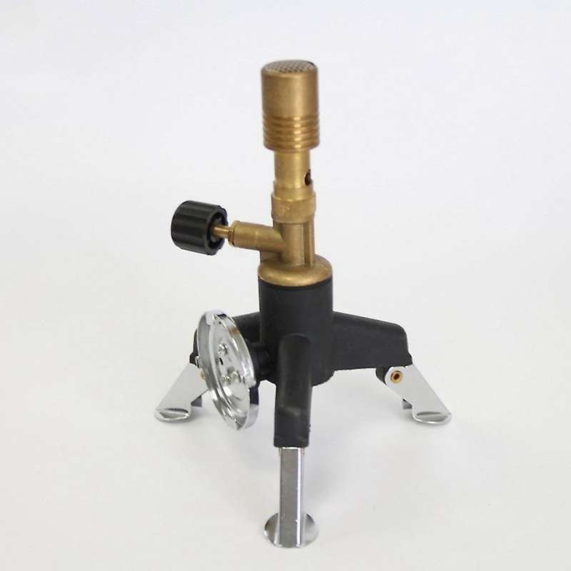 Outdoor Tripod Gas Stove Adapter Fuel Tank Bracket Connector + Portable Bunsen Lamp Set