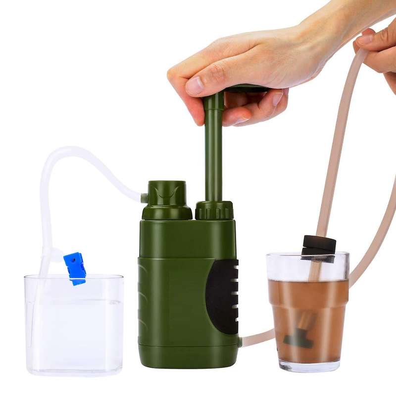 Outdoor Water Purifier Emergency Life Survival Water Filter Mini Portable Filter Tool Outdoor Activi
