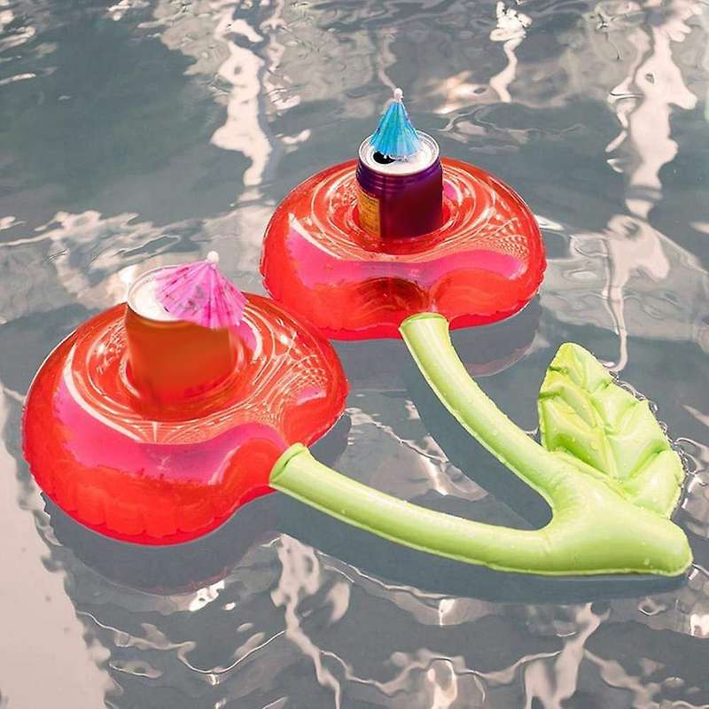 Outdoor Water Cherry Cup Holder Pool Party Drink Holder Floating Beach Floating Water Bar Cherry Sha