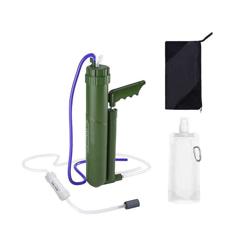 Outdoor Water Purifier Filter Pressure Pump Portable Water Purifier Type Emergency Camping Hiking