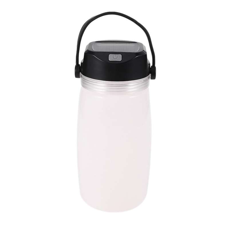 Outdoor Water Cup Portable Leak-Proof Sports Kettle Water Bottle Solar Rechargeable Camping Lamp