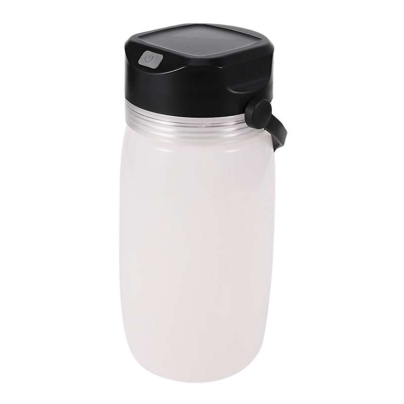 Outdoor Water Cup Portable Leak-Proof Sports Kettle Water Bottle Solar Rechargeable Camping Lamp