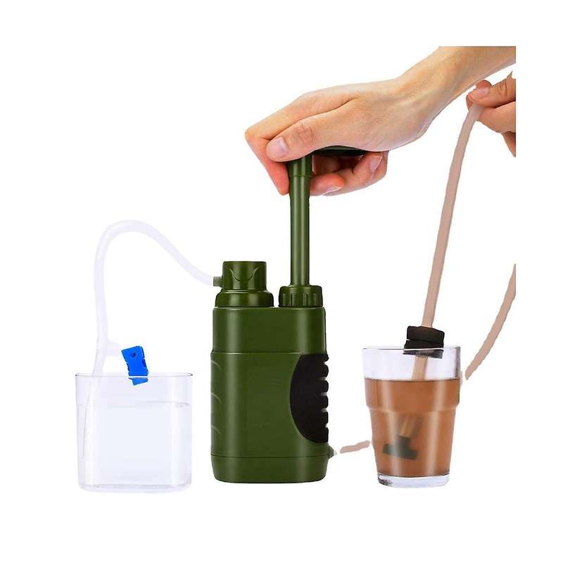 Outdoor Water Purifier Kit Camping Hiking Water Filter Straw Replacement Filter Water Filtration Pu