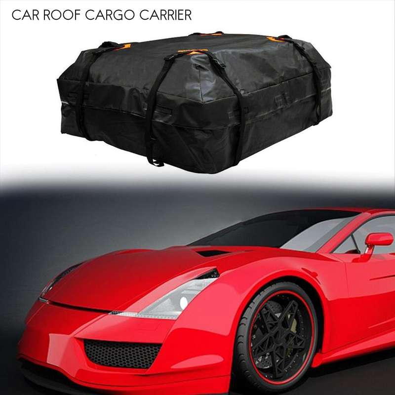 Outdoor Waterproof Car Roof Top Rack Carrier Cargo Bag Car Rooftop Cargo Bag Travel Luggage Storage