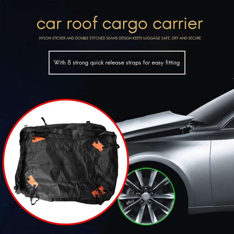 Outdoor Waterproof Car Roof Top Rack Carrier Cargo Bag Car Rooftop Cargo Bag Travel Luggage Storage