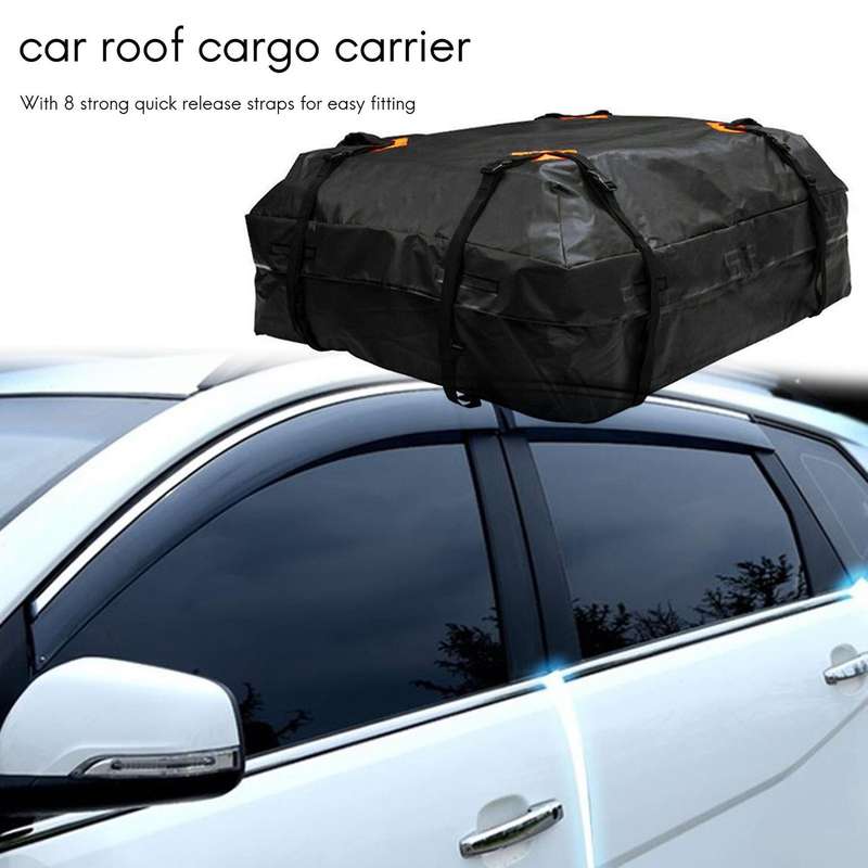 Outdoor Waterproof Car Roof Top Rack Carrier Cargo Bag Car Rooftop Cargo Bag Travel Luggage Storage